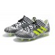 Adidas Nemeziz Messi 17.1 FG - Chaussures Foot Pas Cher Blanc Jaune Noir