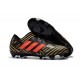 Chaussures de Football 2018 Adidas Nemeziz Messi 17.1 FG Noir Or Orange