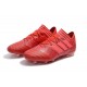 Adidas Nemeziz Messi 17.1 FG - Chaussures Foot Pas Cher Rouge Rose