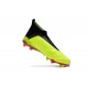 Nouvelles Crampons Foot adidas Predator 18+ FG Volt Noir Rouge