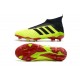 Nouvelles Crampons Foot adidas Predator 18+ FG Volt Noir Rouge