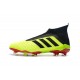 Nouvelles Crampons Foot adidas Predator 18+ FG Volt Noir Rouge