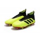 Nouvelles Crampons Football adidas Predator 18.1 FG Volt Noir Rouge