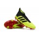 Nouvelles Crampons Football adidas Predator 18.1 FG Volt Noir Rouge