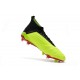 Nouvelles Crampons Football adidas Predator 18.1 FG Volt Noir Rouge