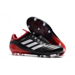 Chaussures de Football - Neuf Adidas Copa 18.1 FG Noir Blanc Rouge