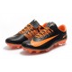 Nouveau Nike - Mercurial Vapor XI FG Chaussures De Foot Orange Noir