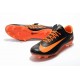 Nouveau Nike - Mercurial Vapor XI FG Chaussures De Foot Orange Noir