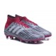 Nouvelles Crampons Football adidas Predator 18.1 FG Pogba Gris Rouge