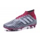 Nouvelles Crampons Football adidas Predator 18.1 FG Pogba Gris Rouge