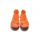 Nouveau Chaussures de football Nike Mercurial Superfly VI 360 Elite FG Orange Noir Volt