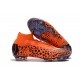 Nouveau Chaussures de football Nike Mercurial Superfly VI 360 Elite FG CR7 Noir Orange Blanc