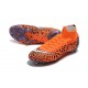 Nouveau Chaussures de football Nike Mercurial Superfly VI 360 Elite FG CR7 Noir Orange Blanc