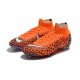 Nouveau Chaussures de football Nike Mercurial Superfly VI 360 Elite FG CR7 Noir Orange Blanc