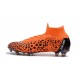 Nouveau Chaussures de football Nike Mercurial Superfly VI 360 Elite FG CR7 Noir Orange Blanc
