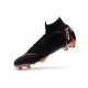 Nouveau Chaussures de football Nike Mercurial Superfly VI 360 Elite FG Noir Orange Total Blanc