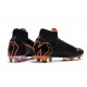 Nouveau Chaussures de football Nike Mercurial Superfly VI 360 Elite FG Noir Orange Total Blanc