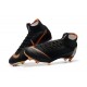 Nouveau Chaussures de football Nike Mercurial Superfly VI 360 Elite FG Noir Orange Total Blanc