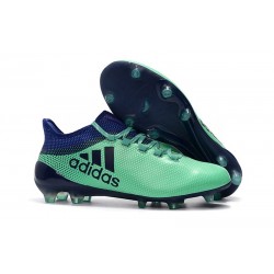 Chaussures de Football pour Hommes - Adidas X 17.1 FG Vert Aero Encre Vert