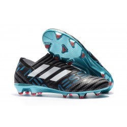 Chaussures Pour Hommes - Nouveau adidas Nemeziz 17+ 360 Agility FG Gris Blanc Noir