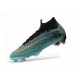 Nouveau Chaussures de football Nike Mercurial Superfly VI Club Ronaldo FG Jade Or Vif Noir