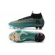 Nouveau Chaussures de football Nike Mercurial Superfly VI Club Ronaldo FG Jade Or Vif Noir