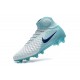 Nouvelles Crampons foot Nike Magista Obra II FG Blanc Bleu