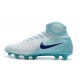 Nouvelles Crampons foot Nike Magista Obra II FG Blanc Bleu