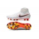 Nouvelles Chaussures de football Nike Magista Obra 2 FG Blanc Gris Métallique Carmin