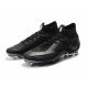 Nouveau Chaussures de football Nike Mercurial Superfly VI 360 Elite FG Tout Noir