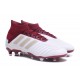 Nouvelles Crampons Football adidas Predator 18.1 FG Blanc Rouge