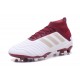 Nouvelles Crampons Football adidas Predator 18.1 FG Blanc Rouge