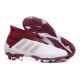 Nouvelles Crampons Foot adidas Predator 18+ FG Blanc Rouge