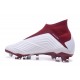 Nouvelles Crampons Foot adidas Predator 18+ FG Blanc Rouge