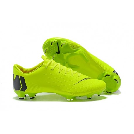 Crampons de Foot pour Hommes - Nike Mercurial Vapor XII Pro FG Vert Noir