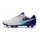 Chaussures pour Hommes Nike Tiempo Legend VII FG Blanc Violet