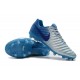 Chaussures Foot pour Hommes Nike Tiempo Legend VII FG Bleu Argent