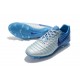 Chaussures Foot pour Hommes Nike Tiempo Legend VII FG Bleu Argent