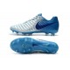 Chaussures Foot pour Hommes Nike Tiempo Legend VII FG Bleu Argent