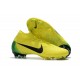 Nouveau Chaussures de football Nike Mercurial Superfly VI 360 Elite FG Jaune Noir