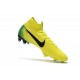 Nouveau Chaussures de football Nike Mercurial Superfly VI 360 Elite FG Jaune Noir