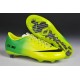 Nouveau Crampons Nike Mercurial Vapor 9 FG Jaune vert Noir