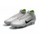 Nouveau Chaussures de football Nike Mercurial Superfly VI 360 Elite FG Gris Argent