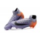 Nouveau Chaussures de football Nike Mercurial Superfly VI 360 Elite FG Violet Orange Noir