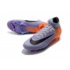 Nouveau Chaussures de football Nike Mercurial Superfly VI 360 Elite FG Violet Orange Noir