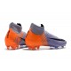 Nouveau Chaussures de football Nike Mercurial Superfly VI 360 Elite FG Violet Orange Noir