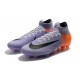 Nouveau Chaussures de football Nike Mercurial Superfly VI 360 Elite FG Violet Orange Noir