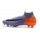 Nouveau Chaussures de football Nike Mercurial Superfly VI 360 Elite FG Violet Orange Noir