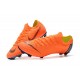 Chaussures de Football - Nike Mercurial Vapor XII Elite FG Orange Noir