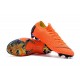 Chaussures de Football - Nike Mercurial Vapor XII Elite FG Orange Noir